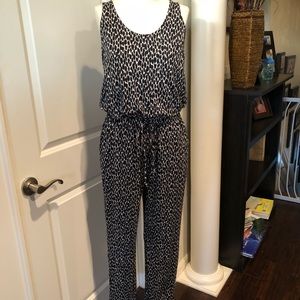 Cheetah print jumpsuit